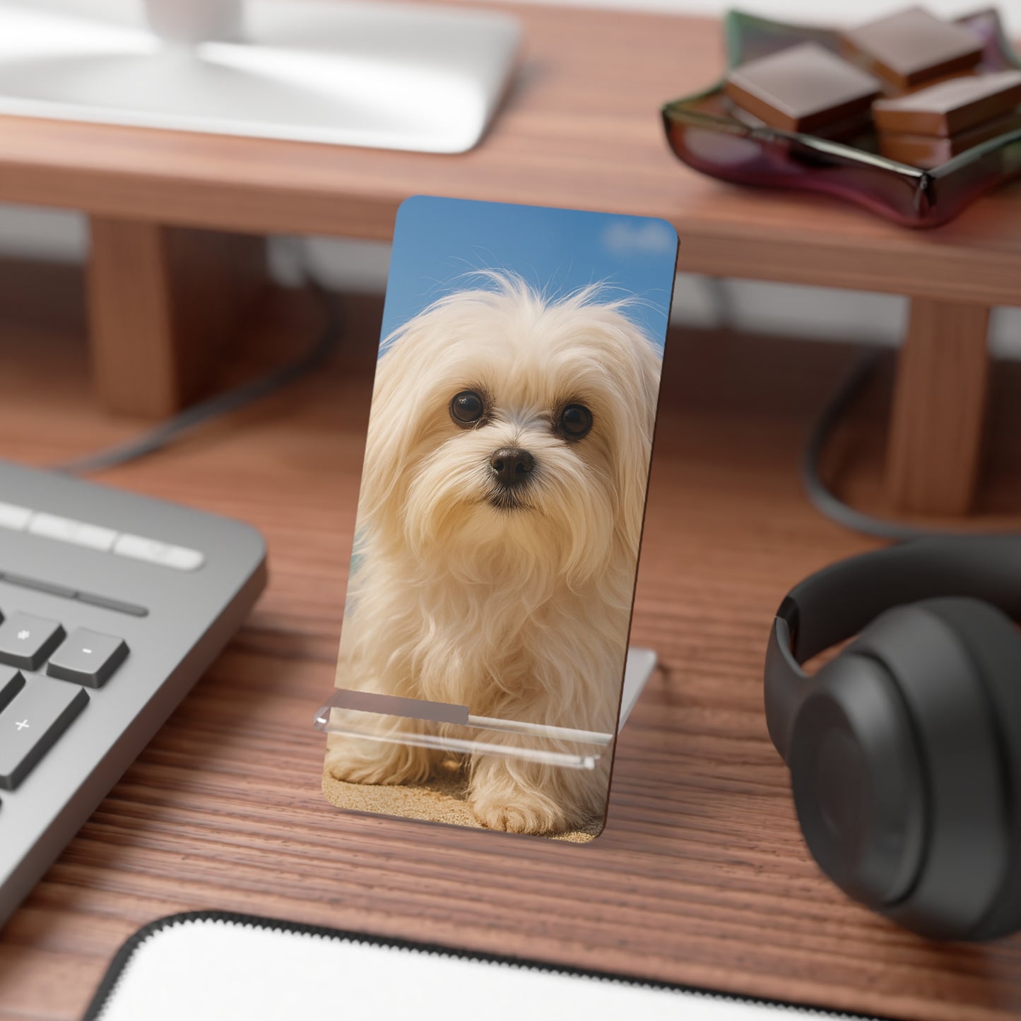 Mobile Display Stand for Smartphones, Puppy Arlel