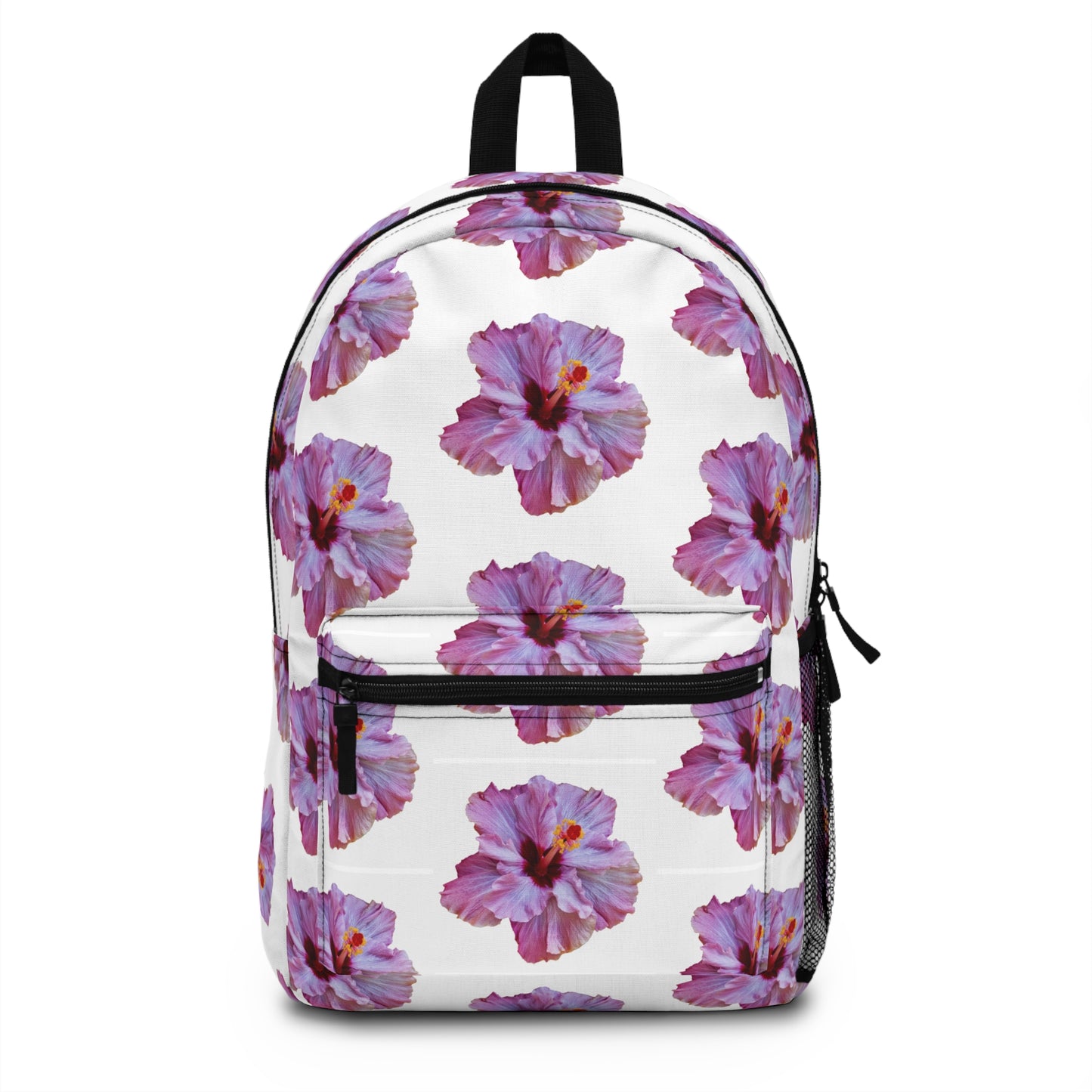 Tropical Backpack / Purple Hibiscus Flower