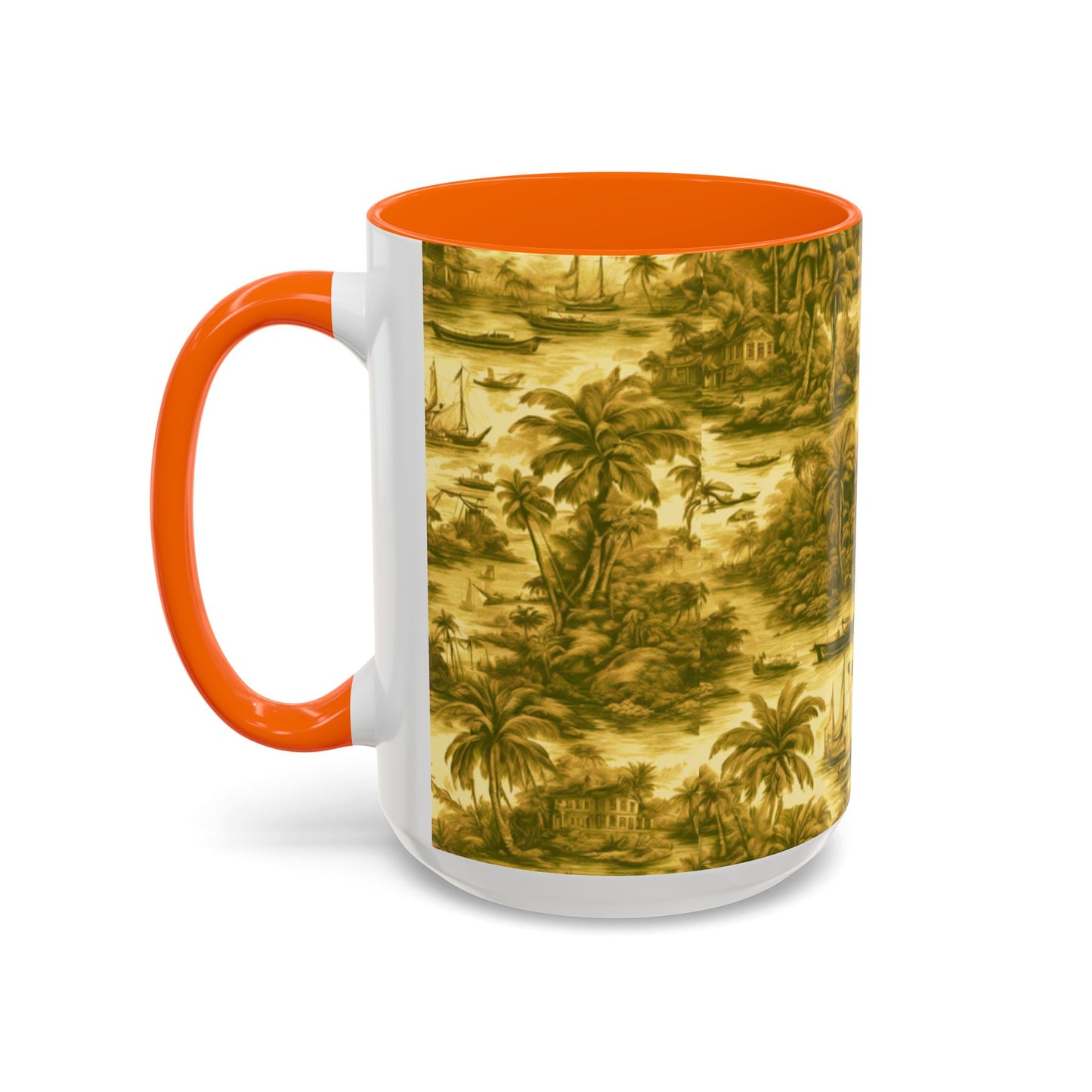 Copy of Accent Coffee Mug (11, 15oz), 8 Colors - Tiki Boss Loika