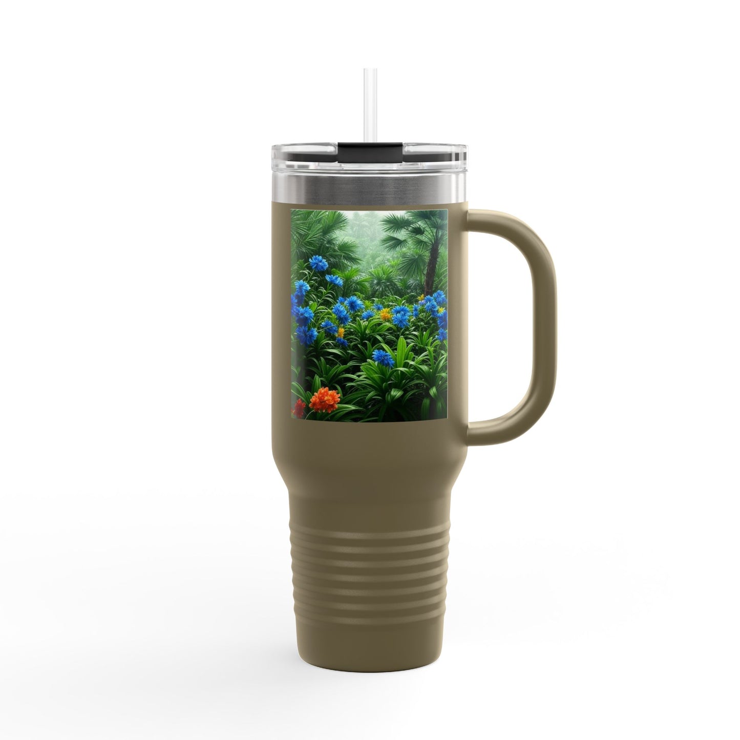 After the Rainforest Rain Insulated Travel Mug - 40oz - Perfect for Outdoor Adventures