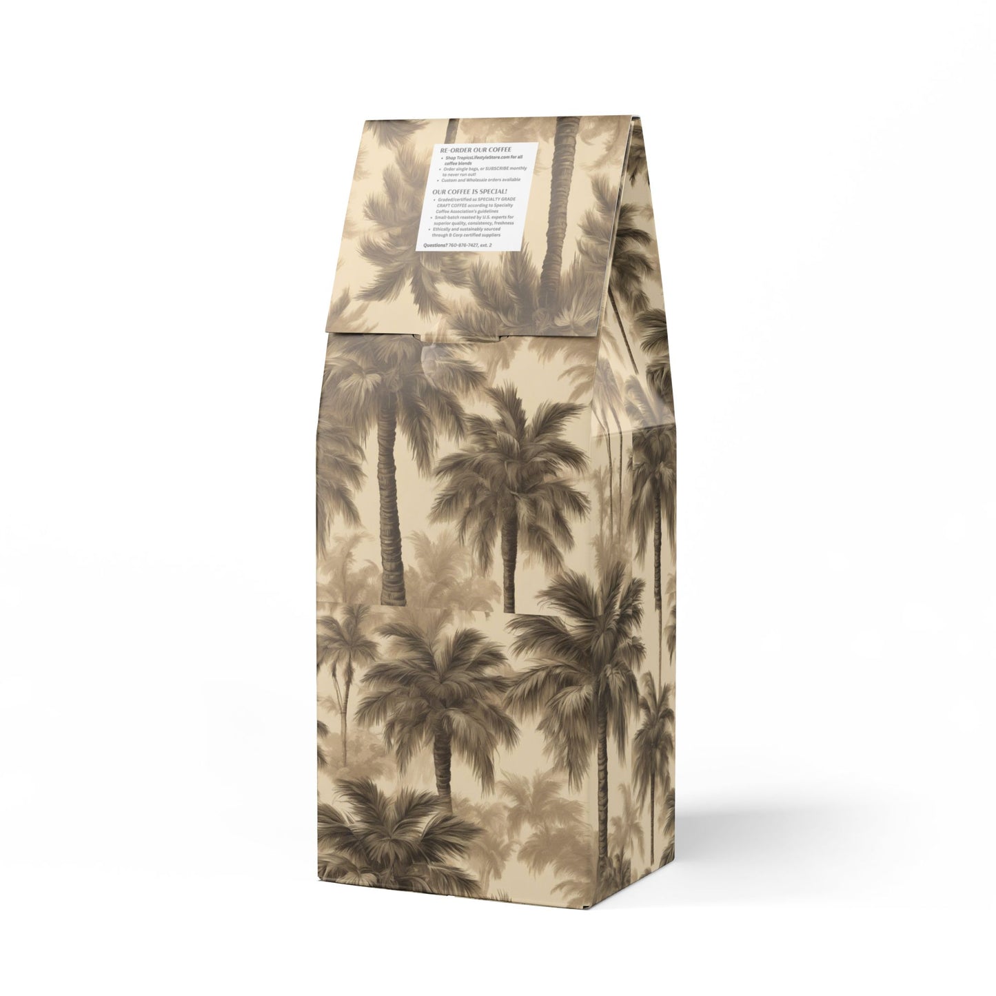 Beach Sunrise Blend™ (Light Roast) Specialty Grade Craft Coffee / Lisa's Fluffy Palms