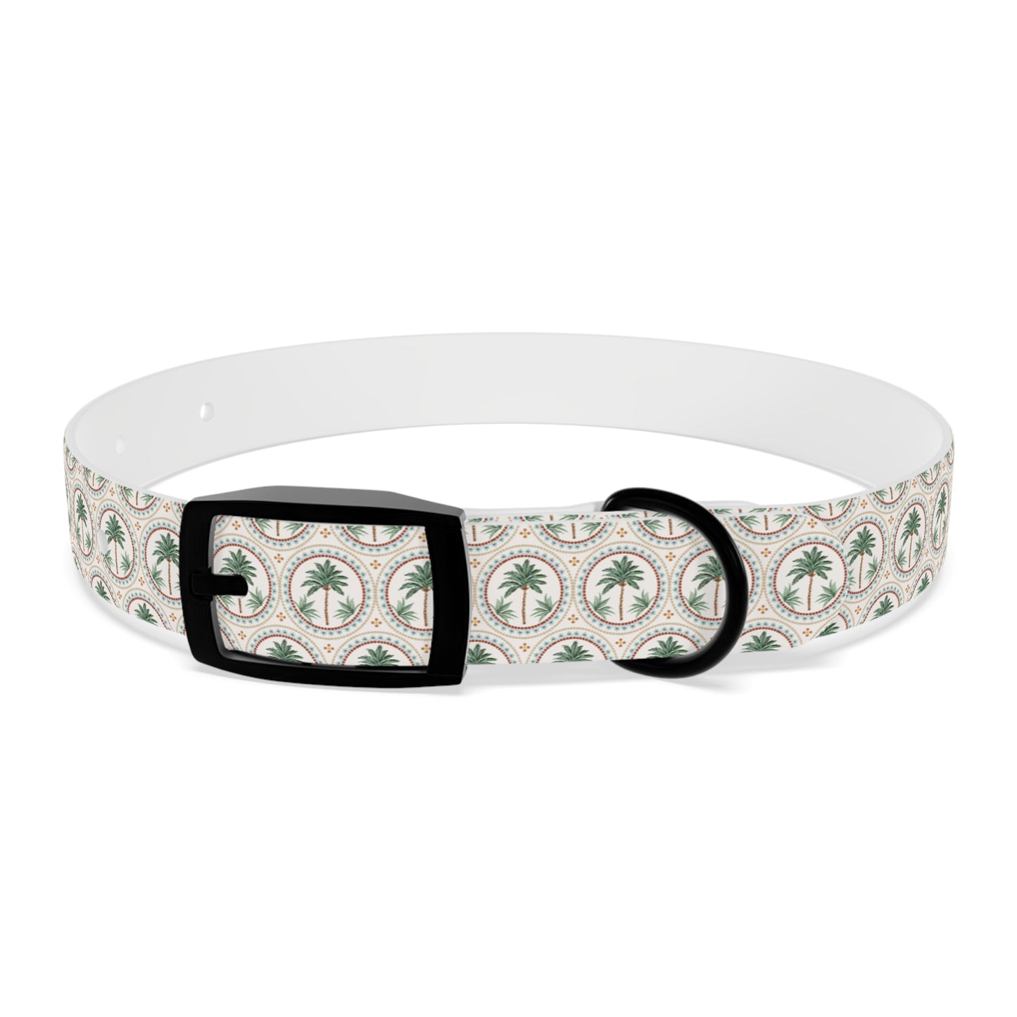 Dog Collar - Mosaic Palm Tree