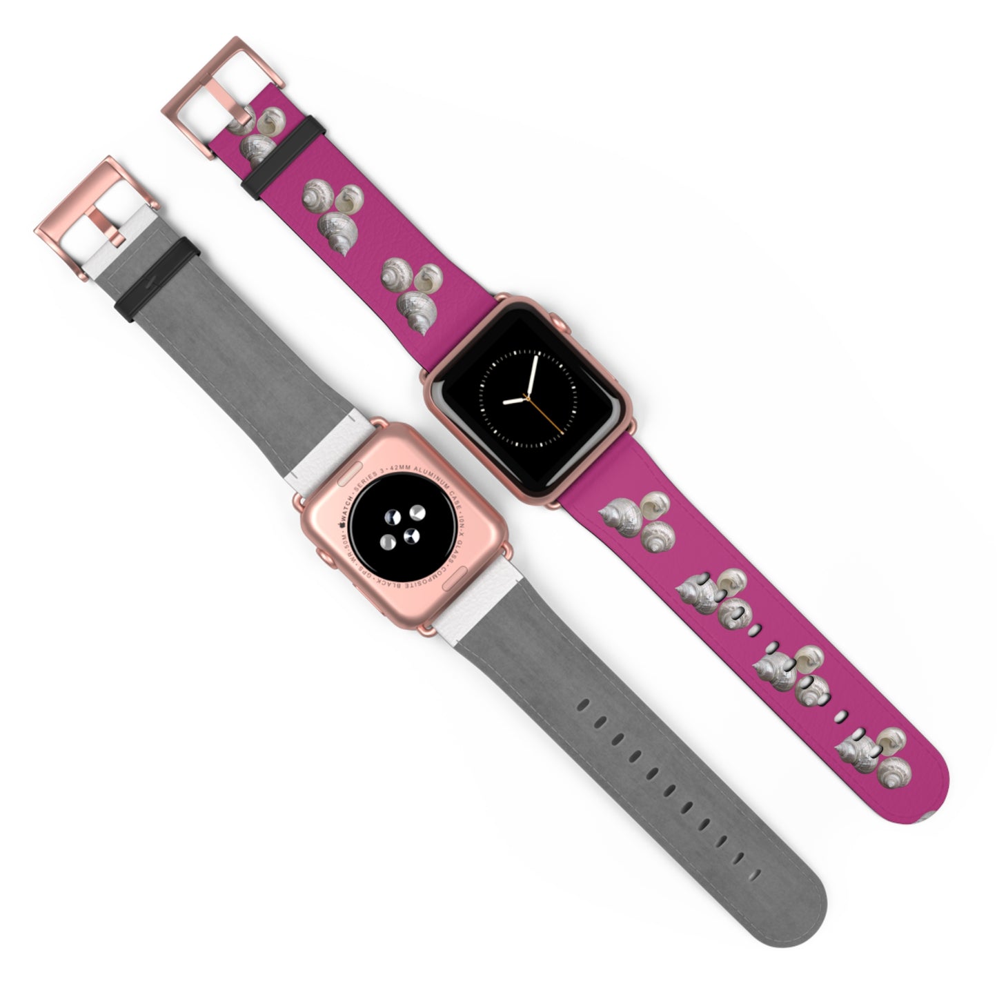 Apple Watch Band - Nautilus Shell Trio, pink