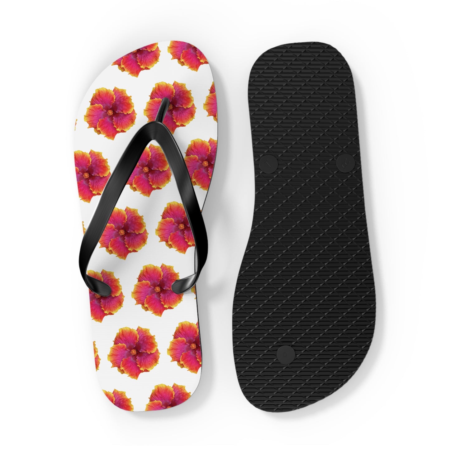 Flip Flops - Sunset Hibiscus