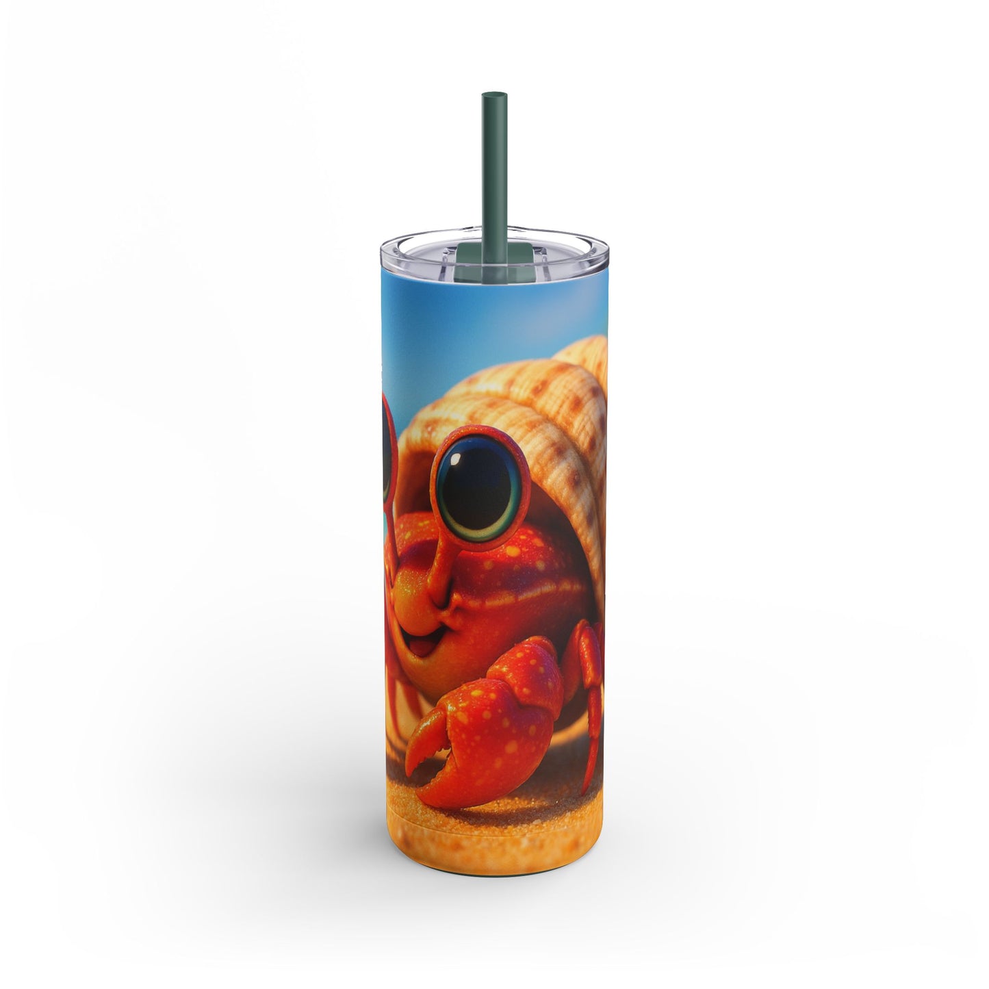 20oz Matte Tumbler, 7 Colors - Stylish Travel Cup - Baby Hermit Crab