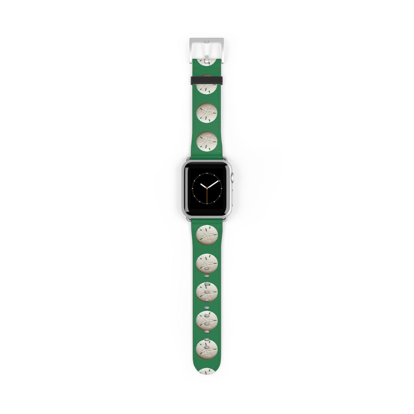 Apple Watch Band - Sand Dollar Parade, dark green