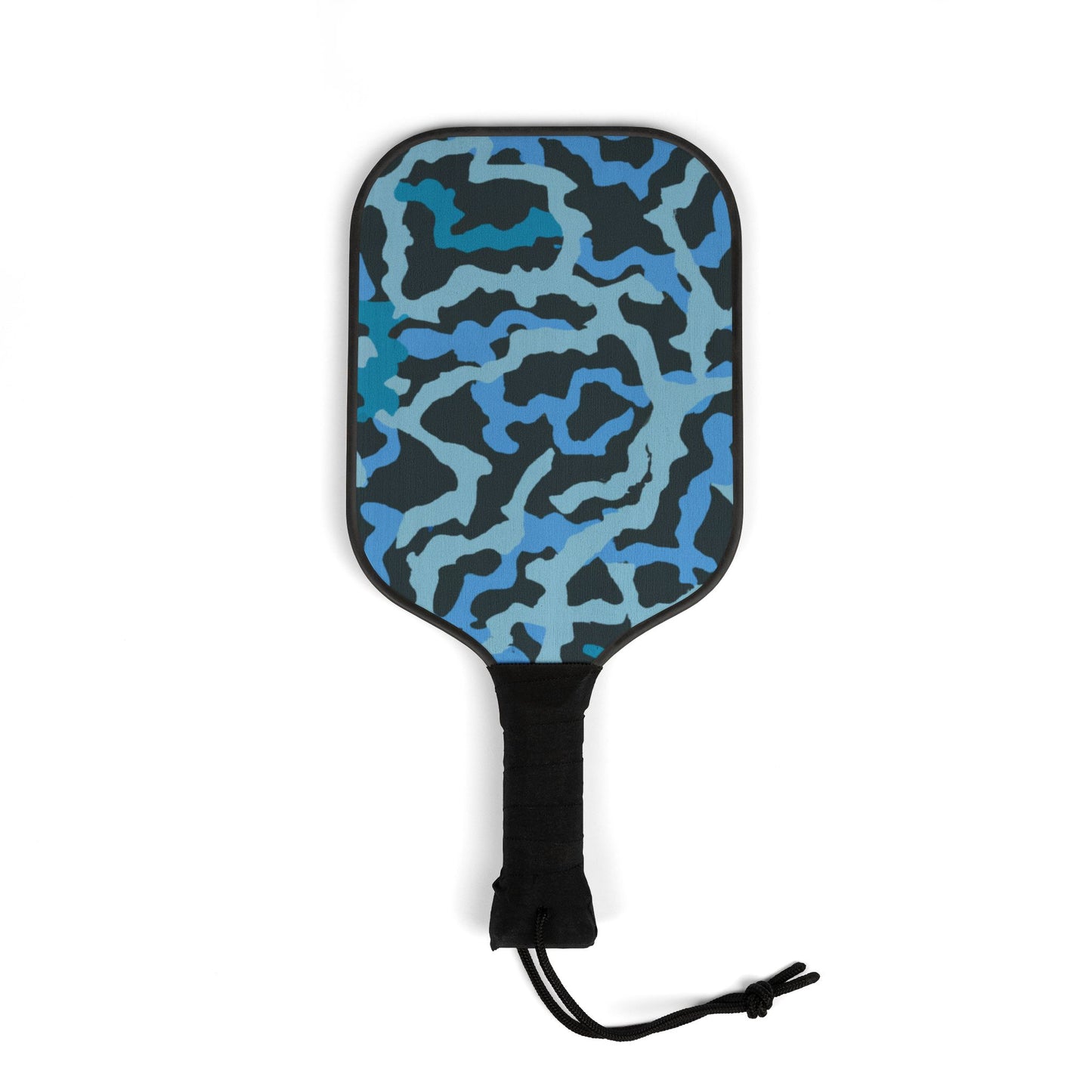 Tropical Pickleball Kit - Coastal Vibe Paddles & Balls Set / Coral Threads, Blue
