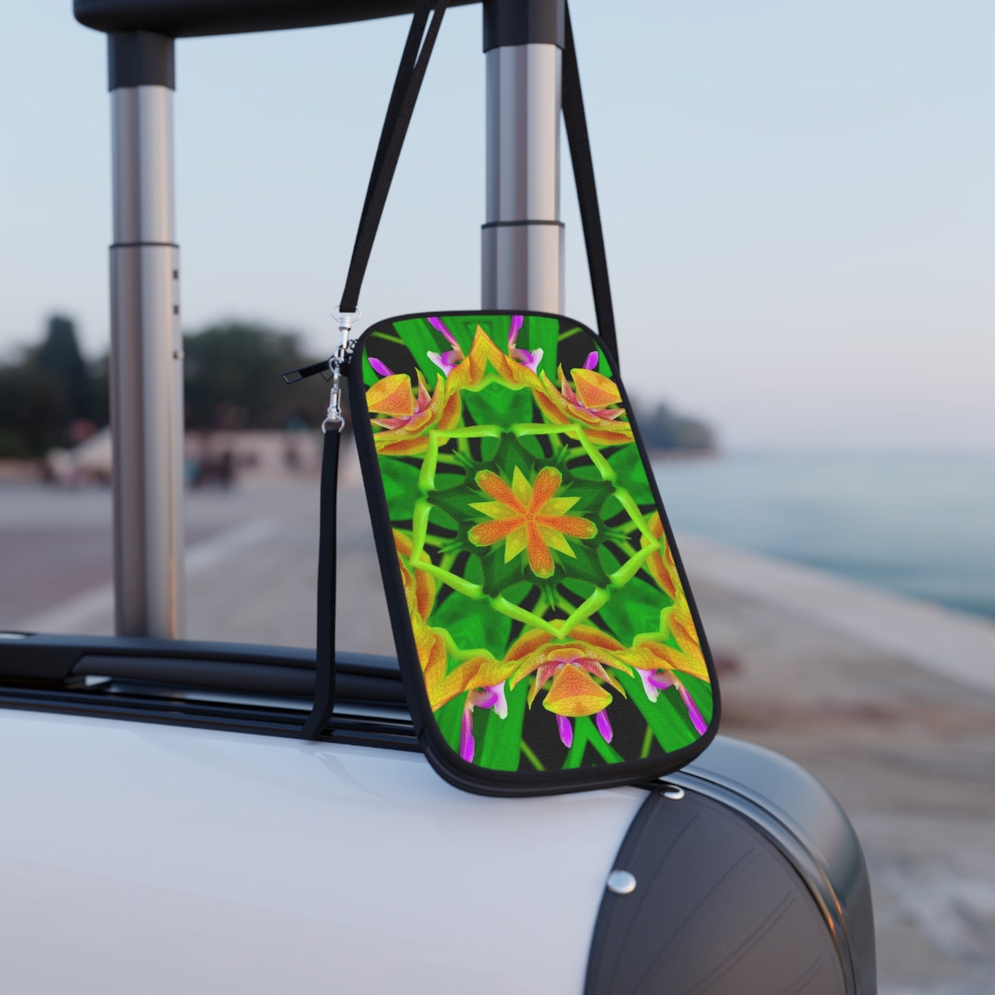 Passport Wallet – Perfect for Travelers & Adventurers / Orchid Kaleidoscope