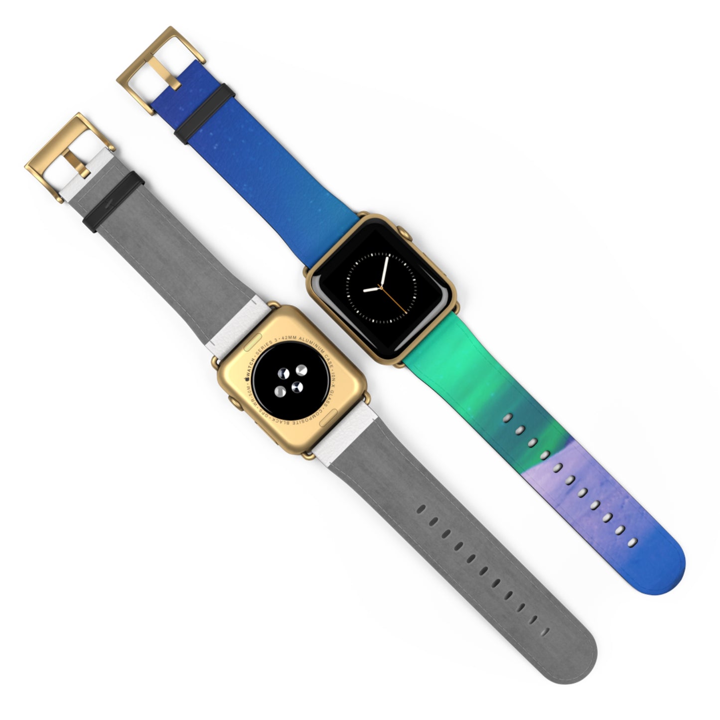 Apple Watch Band - Cold Ocean Lights, Peacock