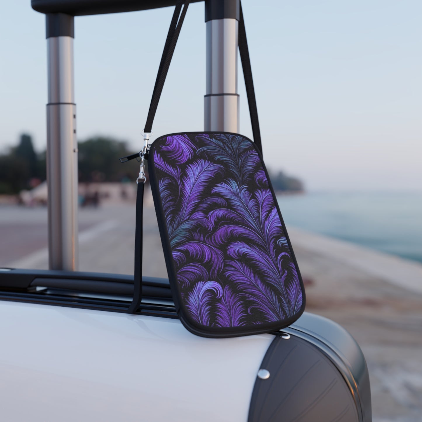 Passport Wallet – Perfect for Travelers & Adventurers / Palms Rocco Purple