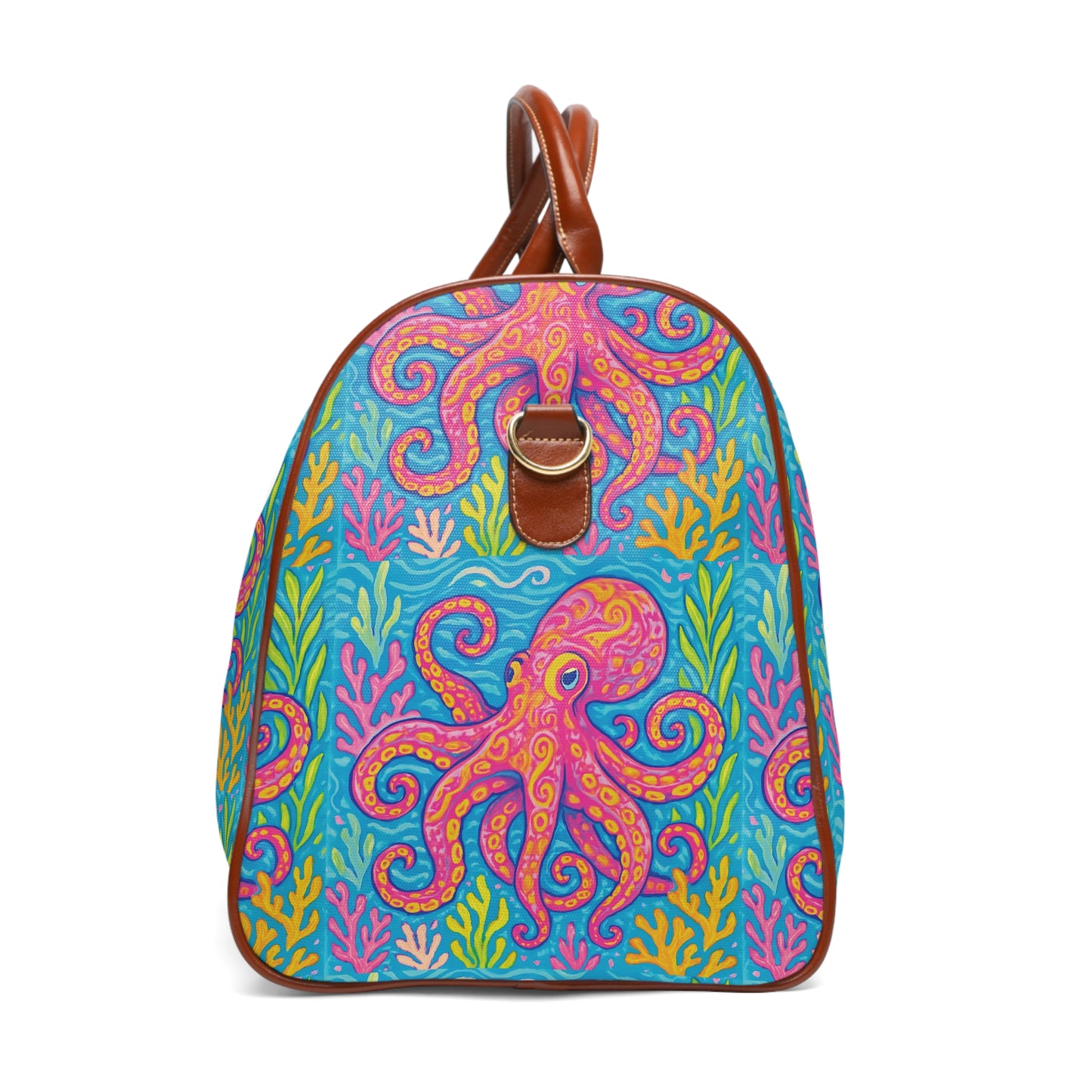 Tropical Waterproof Travel Bag - Perfect for Beach Getaways / Kraken Joe