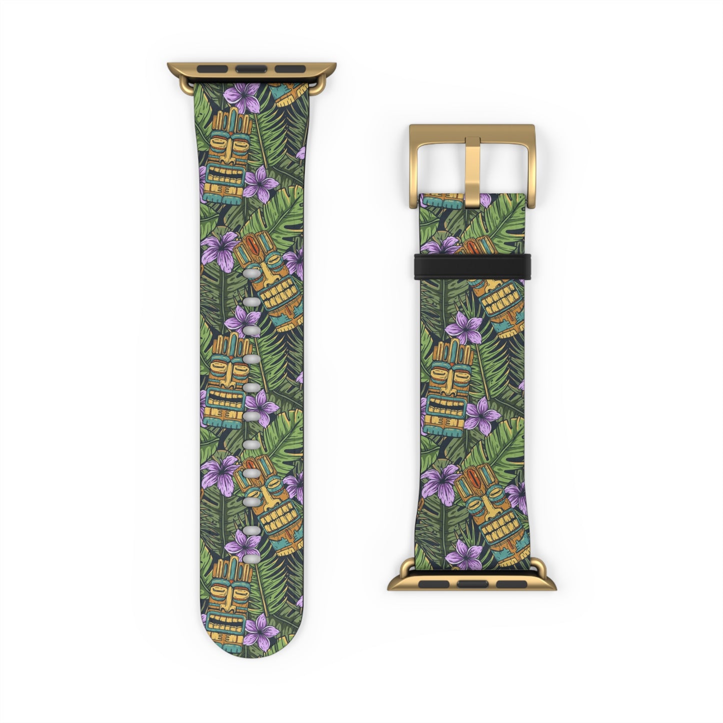 Apple Watch Band - Tiki Purple Greenery