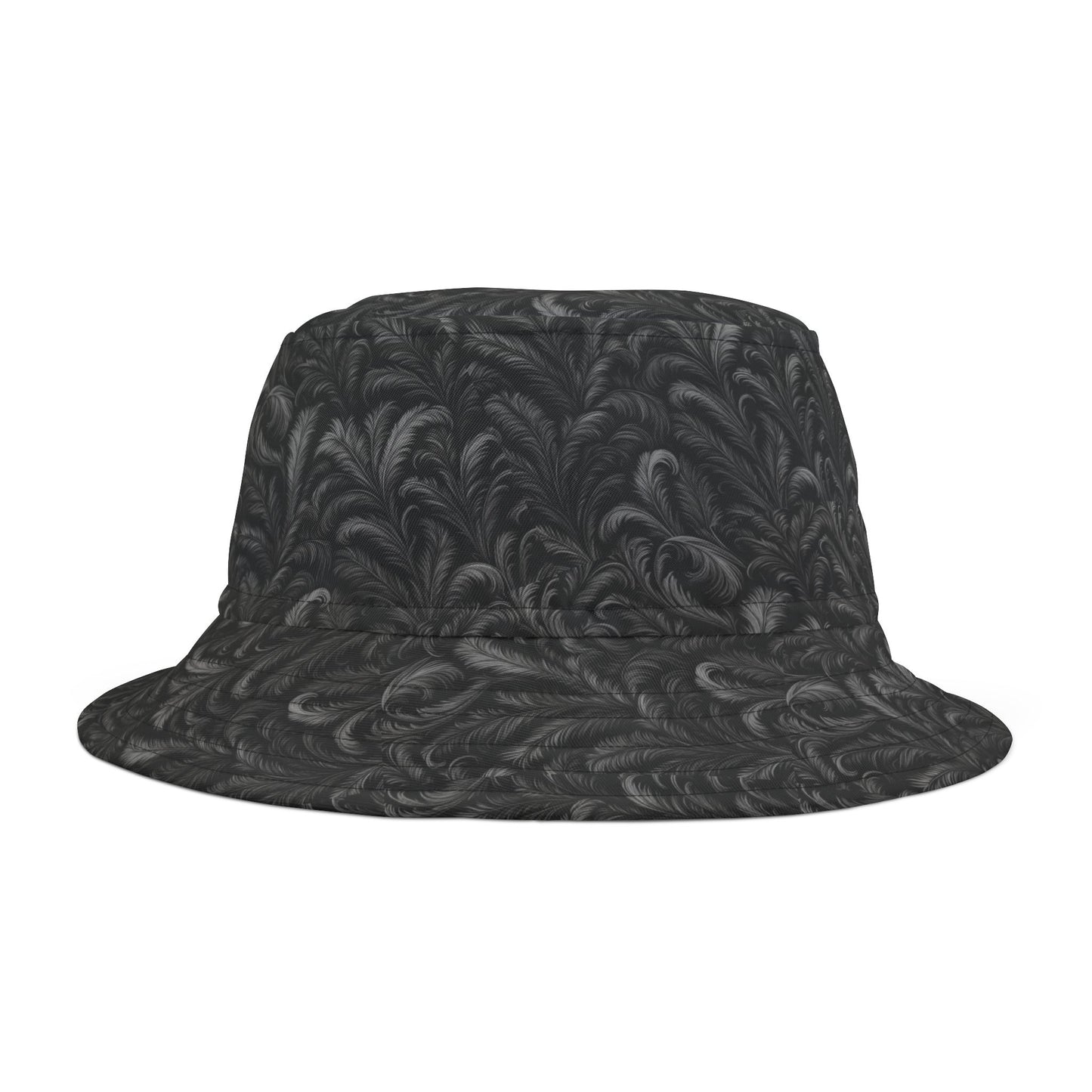 Tropical Polyester Bucket Hat, 2 Sizes - Rocco Noir