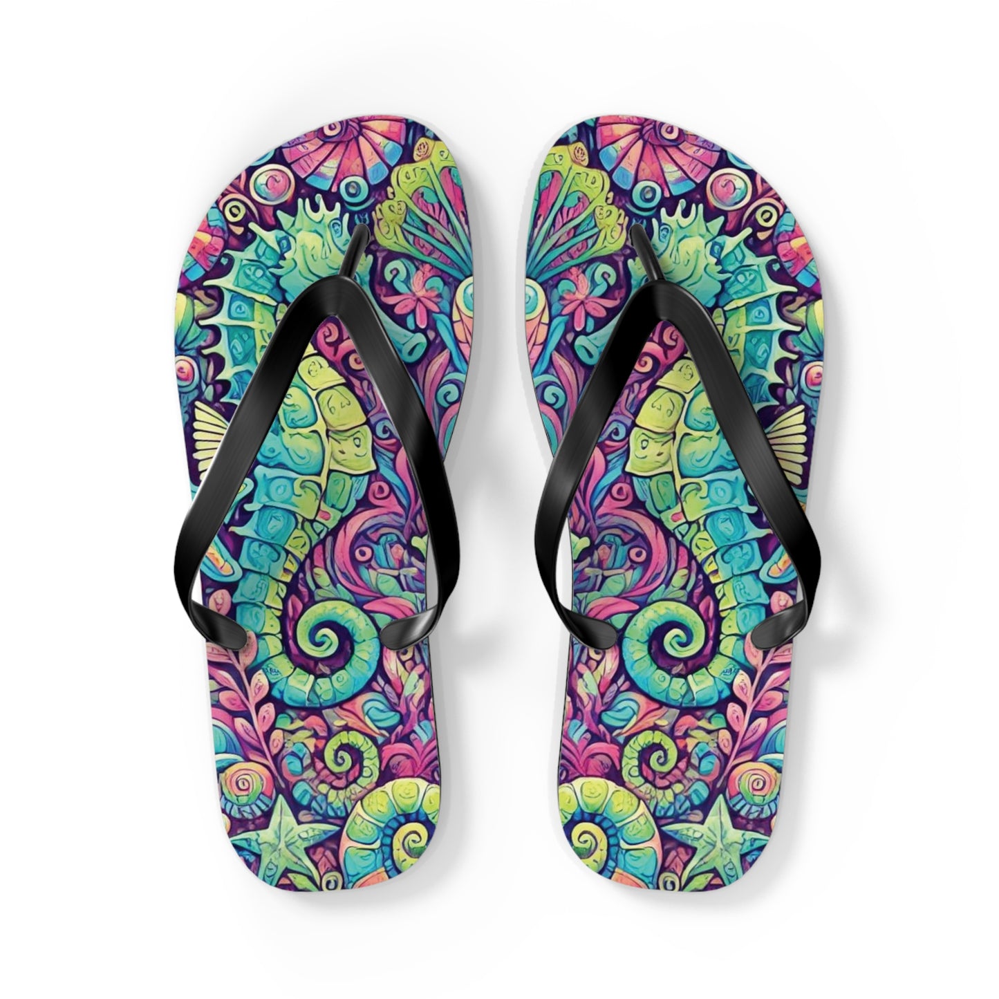 Flip Flops - Seahorses/Macro