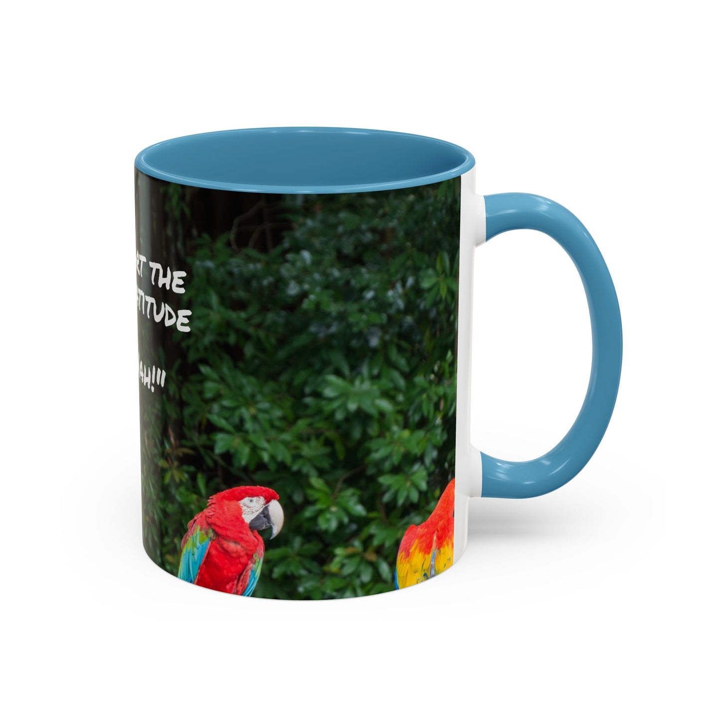 Parrot Accent Coffee Mug (11, 15oz), 8 Colors - No Gratitude