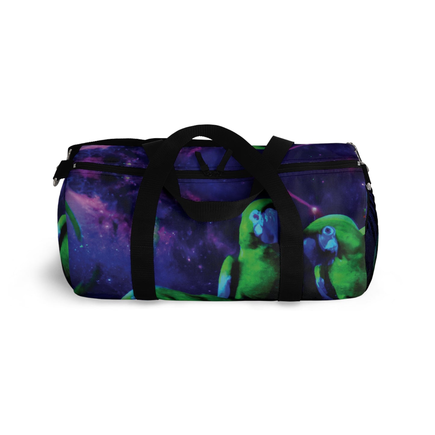 Tropical Rainforest Duffel Bag - Perfect for Travel and Gym / Galactic Parrots