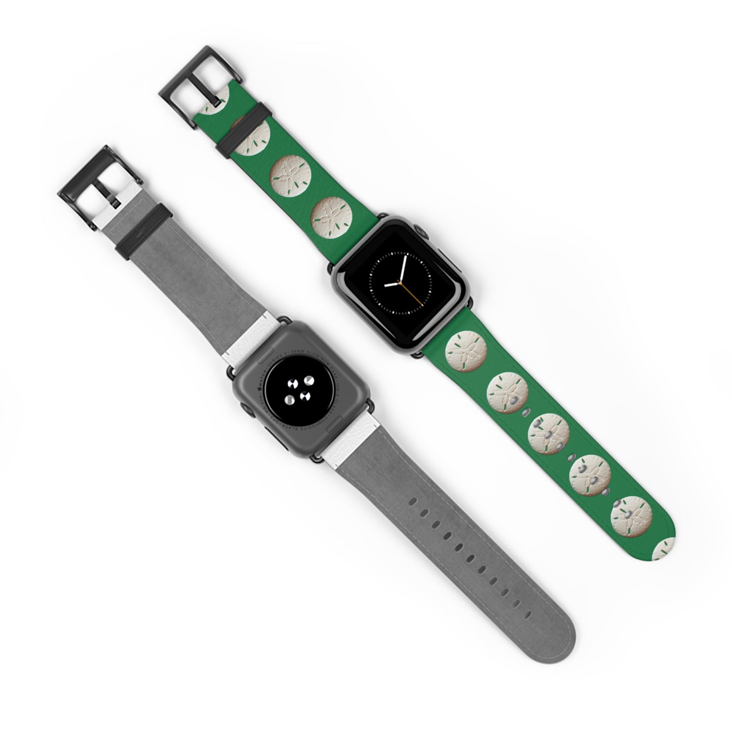 Apple Watch Band - Sand Dollar Parade, dark green