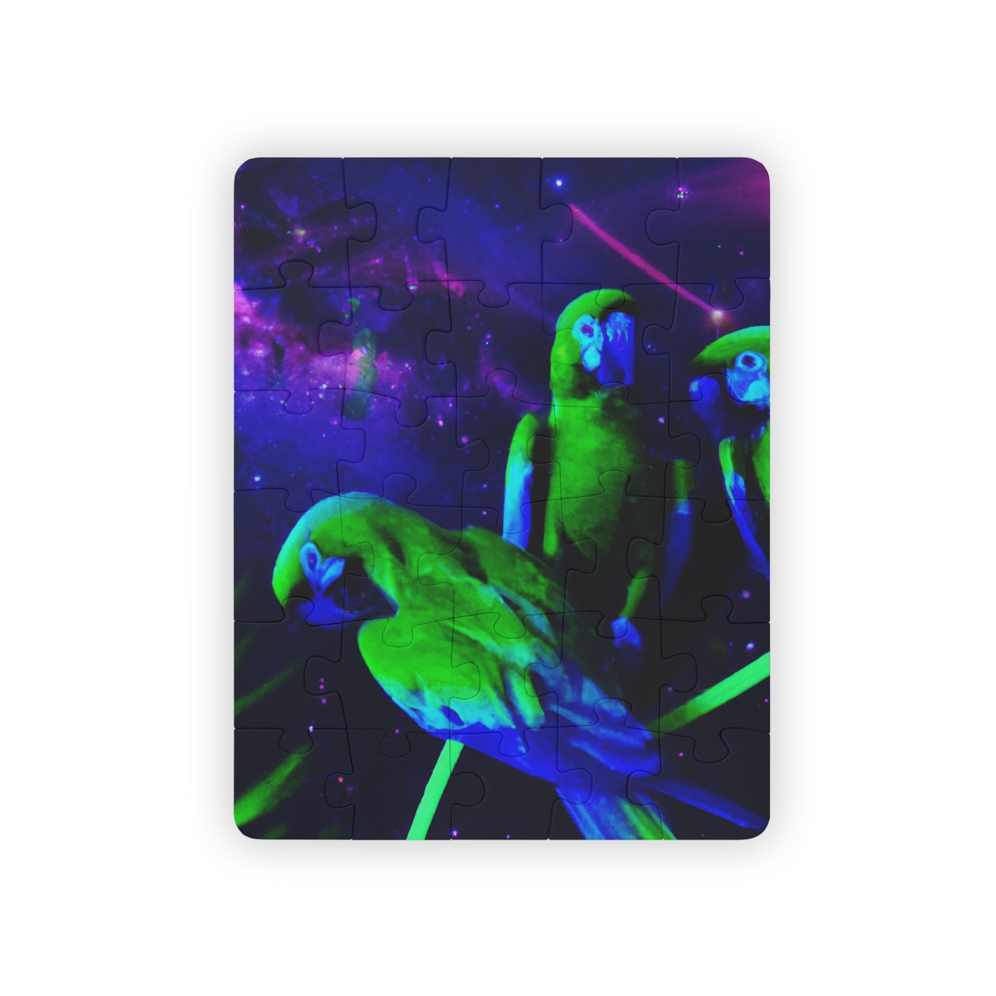 Tropical Paradise Kids' Puzzle - 30-Piece Puzzle for Fun and Learning / Galactic Parrot