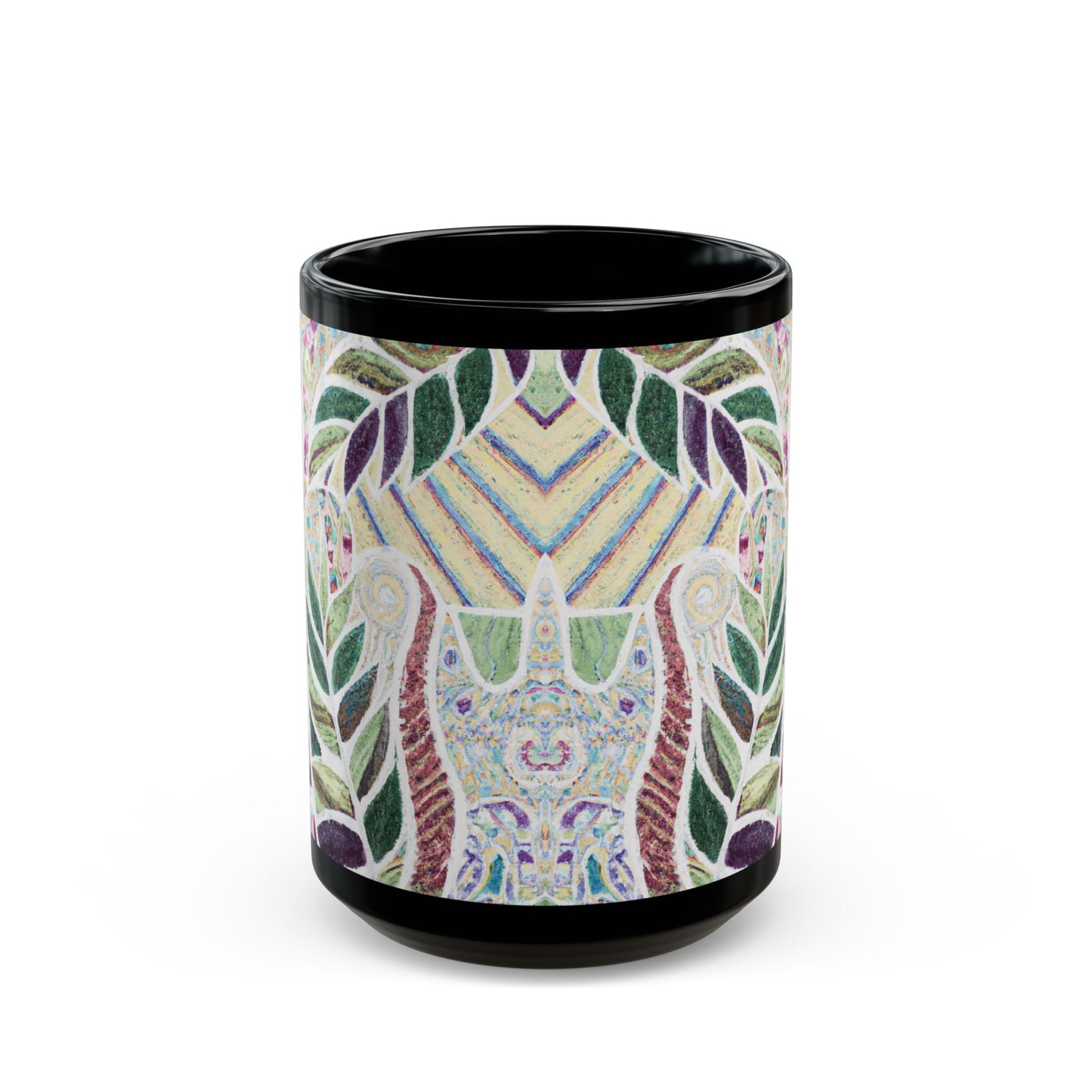 Black Coffee Mug - Amazon Whimsy, Vintage