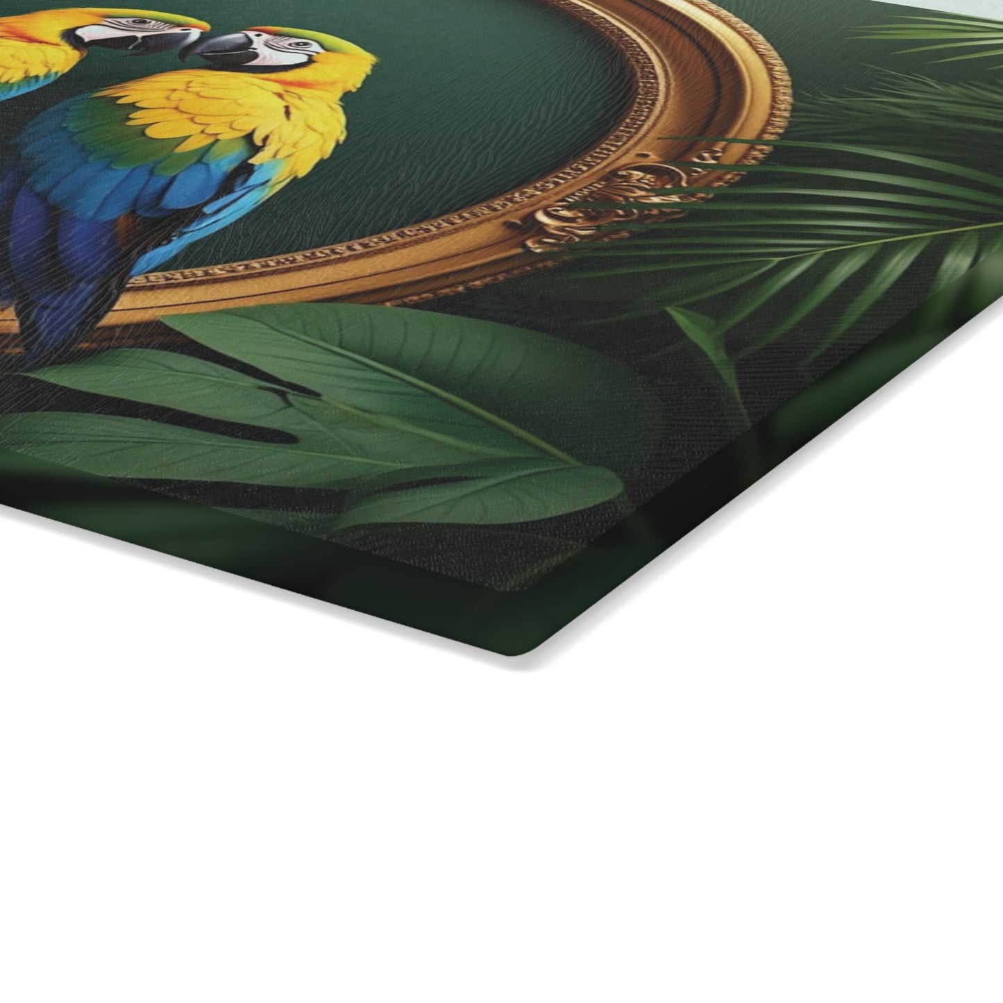 Glass Cutting Board, 2 sizes - Framed Pet Macaws