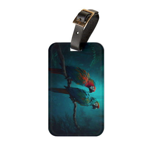 Luggage Tag - Parrot Friends