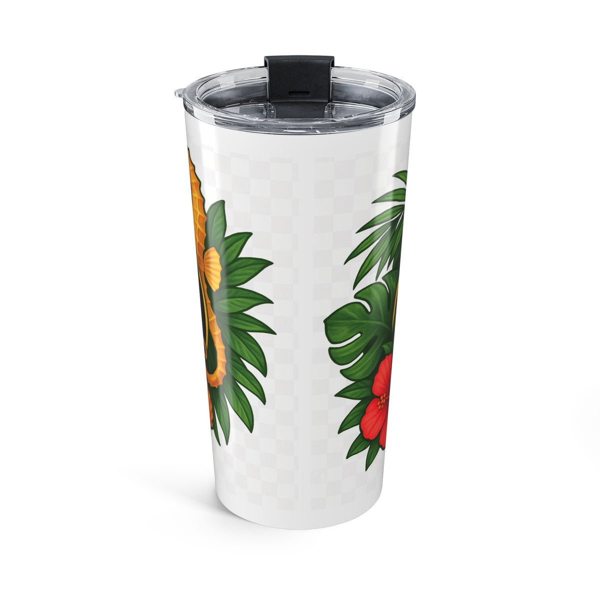 20oz Glossy Tumbler, Stainless Steel / TLC Seahorse Logo