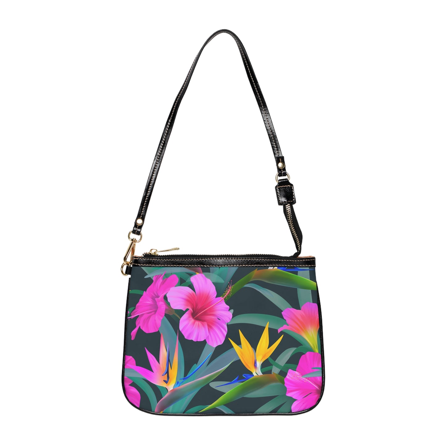 Tropical Floral Small Shoulder Bag | Stylish Crossbody Purse / Tropical Delights