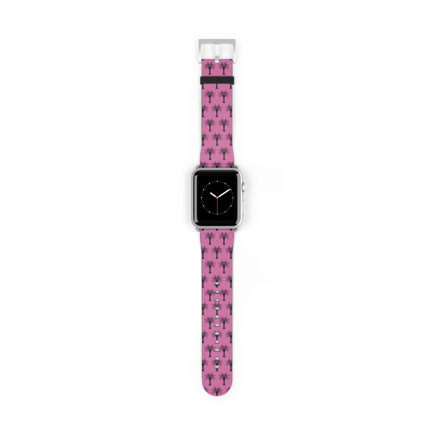 Watch Band - Art Deco Palm, Repeat Light Pink