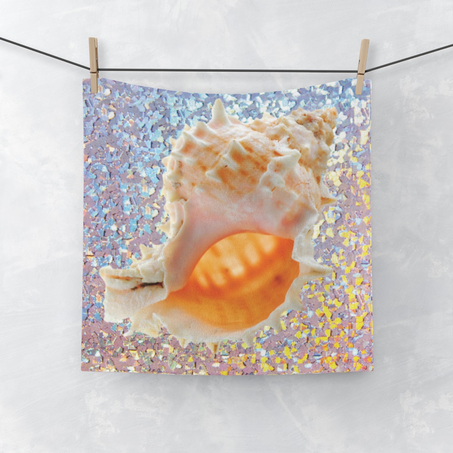 Face Towel - Disco Conch Shell