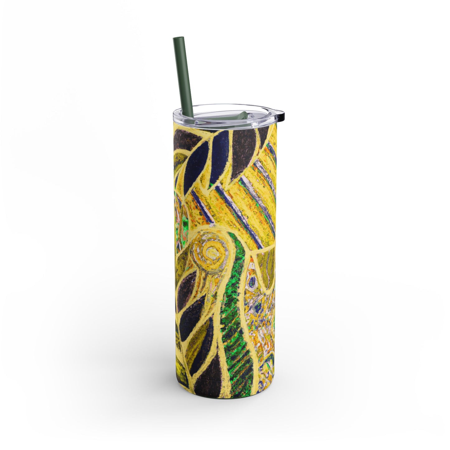 20oz Matte Tumbler, 7 Colors - Stylish Travel Cup - Amazon Whimsy, Yellow