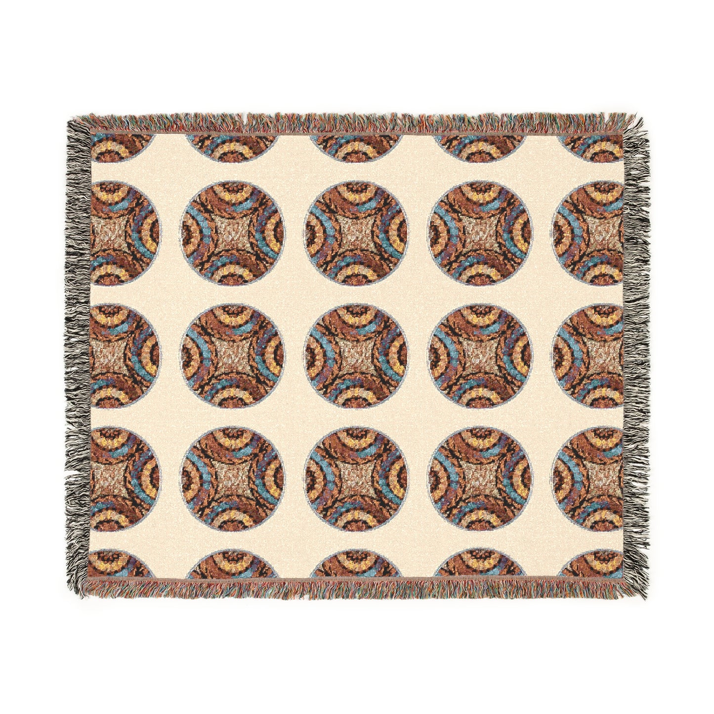 Real Butterfly Wings Woven Blanket, 3 Sizes - Tropical Home Decor