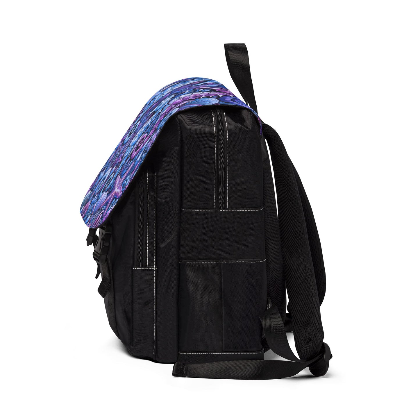 Seahorses Blue Casual Backpack - Perfect for Everyday Adventures
