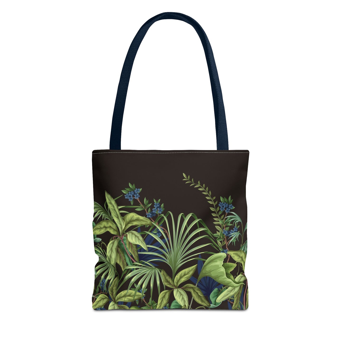 Tropical Midnight Jungle Tote Bag - 3 Sizes