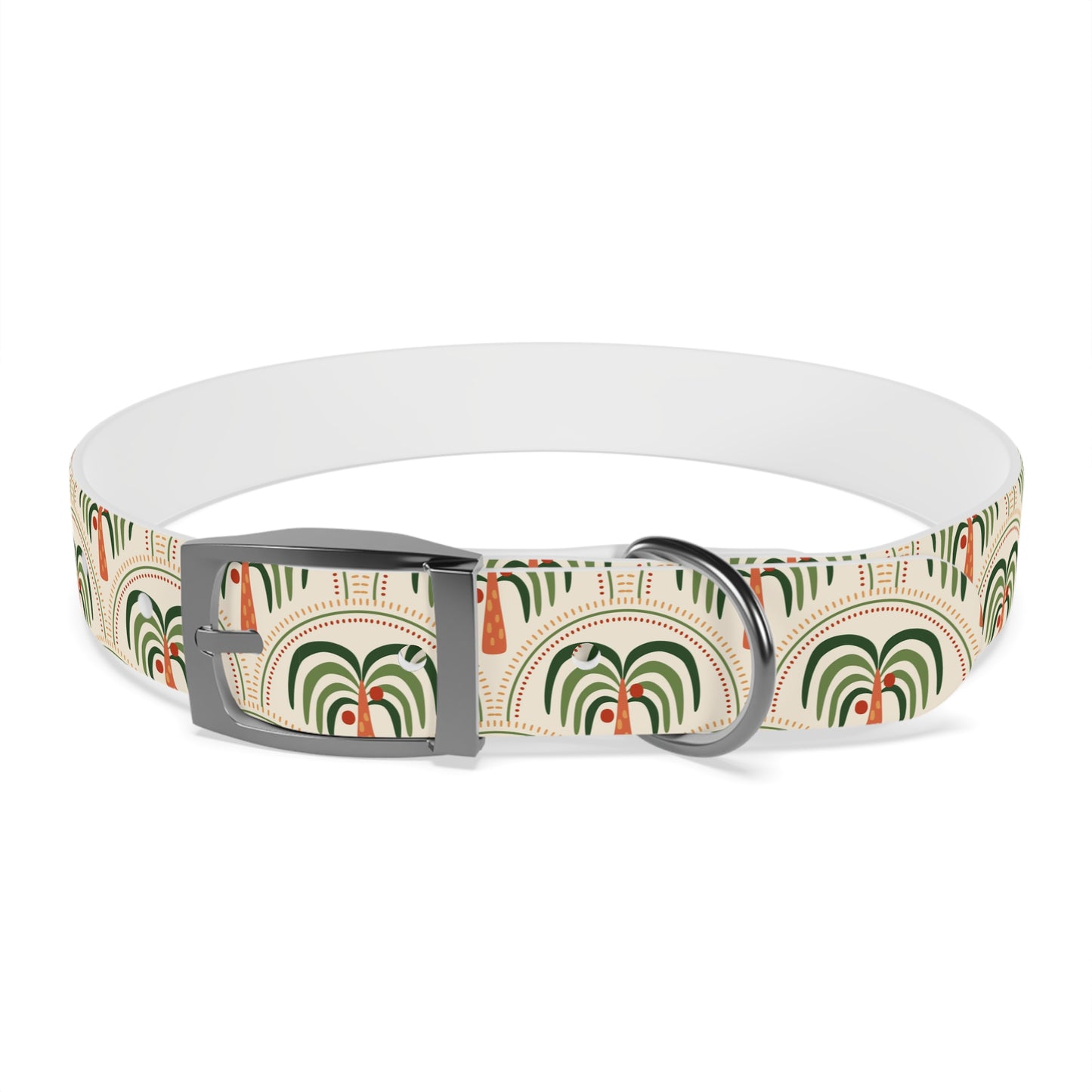 Dog Collar - Stylized Mosaic Palms