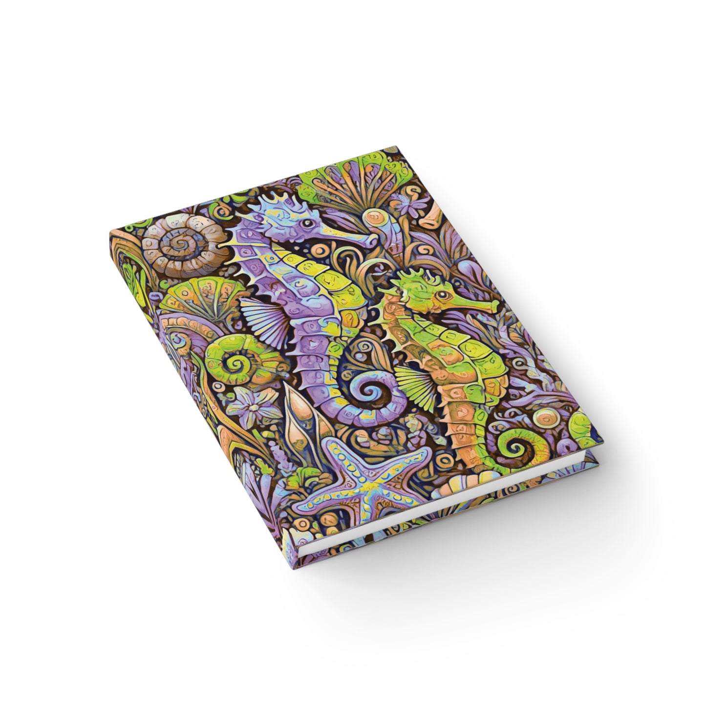 Seahorses/Purple Journal - 5" x 7"