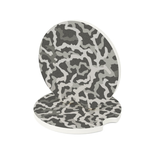 Soapstone Car Coaster - Coral Threads/Noir