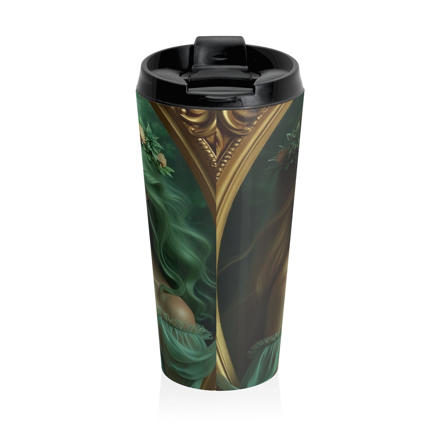 15 oz. Stainless Steel Travel Mug / Mermaid Princesses