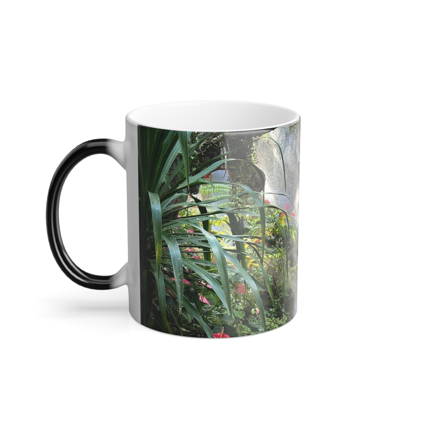 Color Morphing Mug, 11oz, Misty Rainforest River