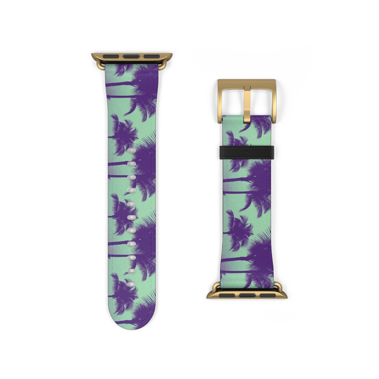 Apple Watch Band - Tropical Palm Glow Minty