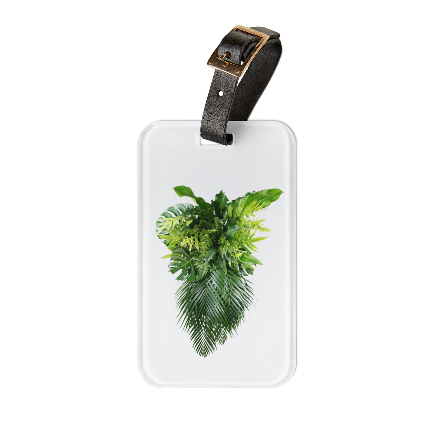 Luggage Tag - Palm Frond Cascade