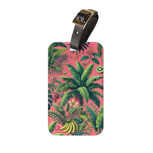 Luggage Tag - More Tropical Fruit, Coral