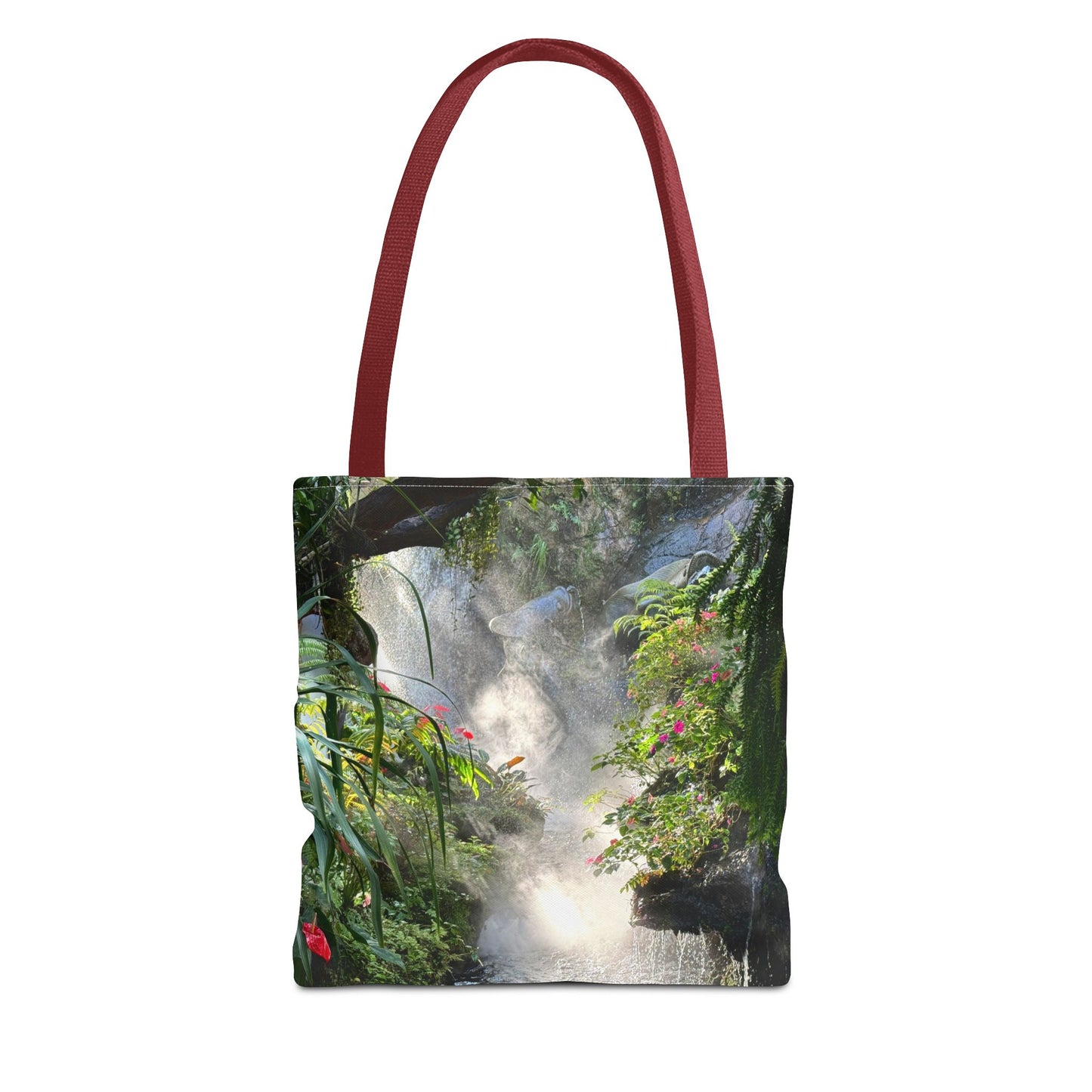 Tropical Misty Rainforest River Tote Bag - 3 Sizes