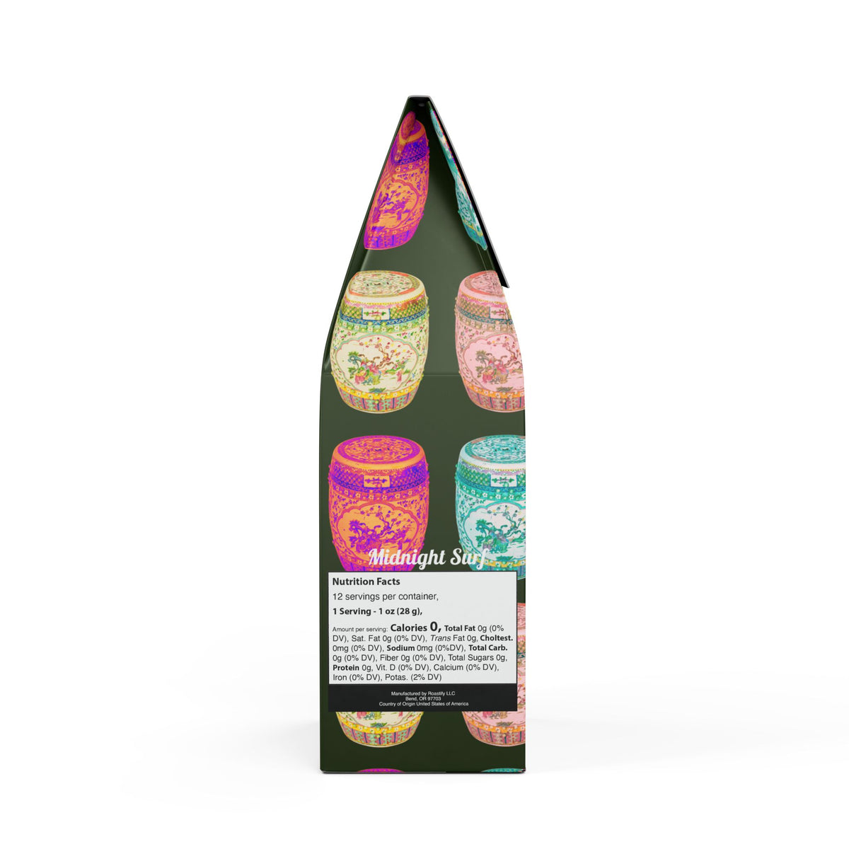 Midnight Surf Blend™ (Medium-Dark Roast) Specialty Grade Craft Coffee / Tropical Garden Stools