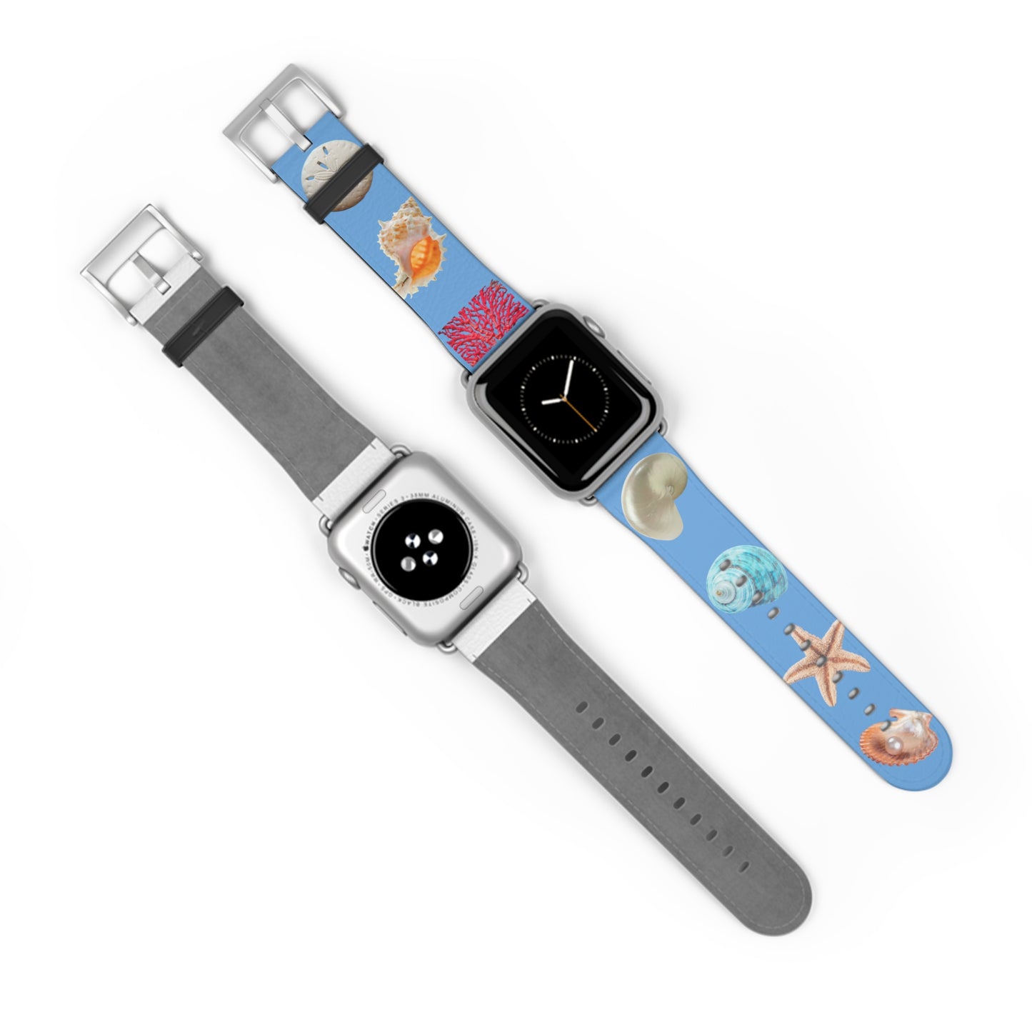 Apple Watch Band - Real Seashell Collection, lt blue