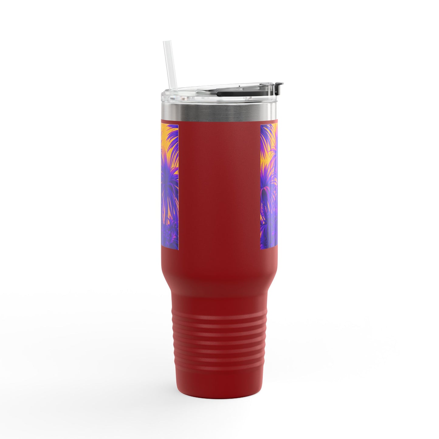 Tiny Palm Island/Palm Insulated Travel Mug - 40oz - Perfect for Outdoor Adventures