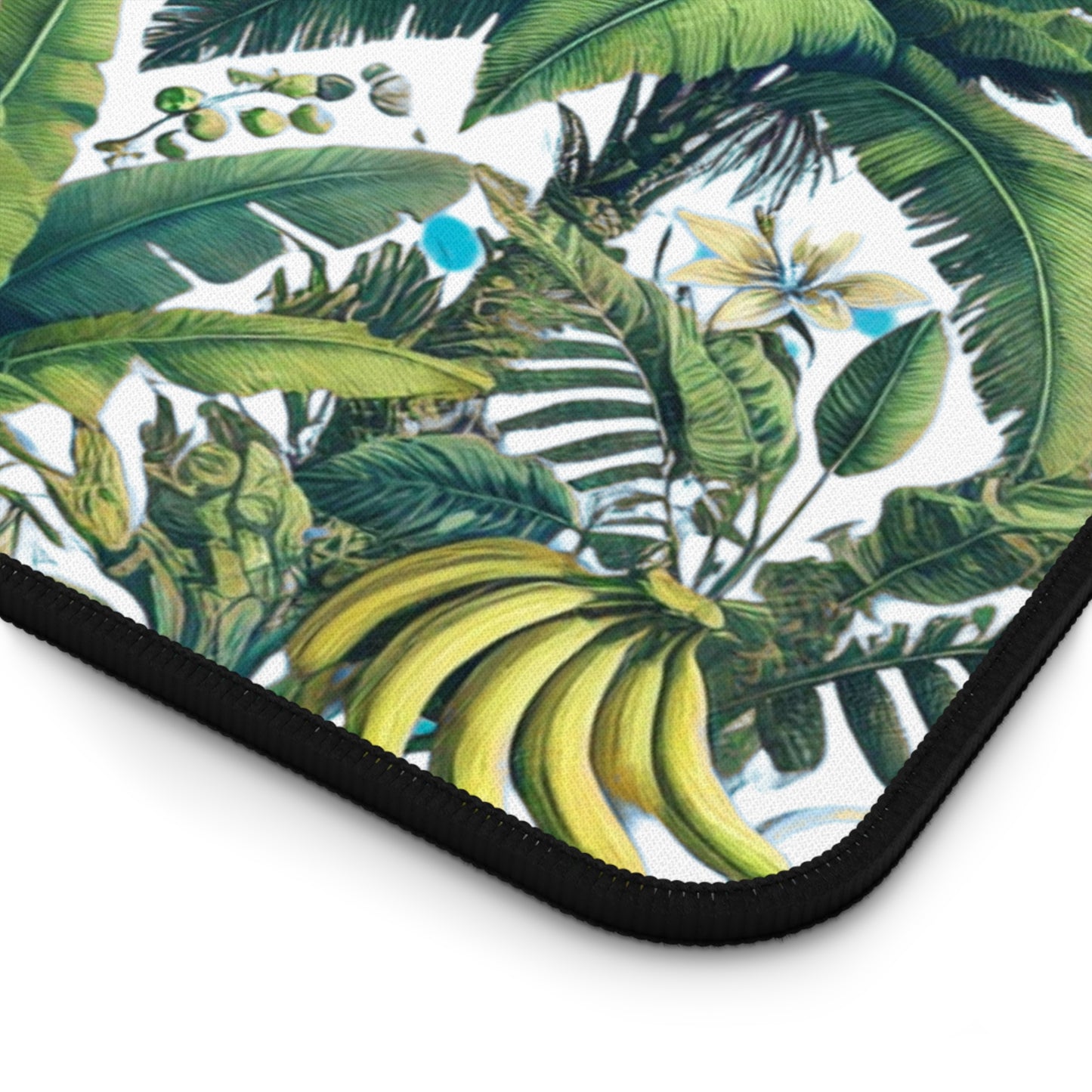 Tropical Mouse Pad/Desk Mat, 3 Sizes - Perfect for Home Office / More Tropical Fruit, White