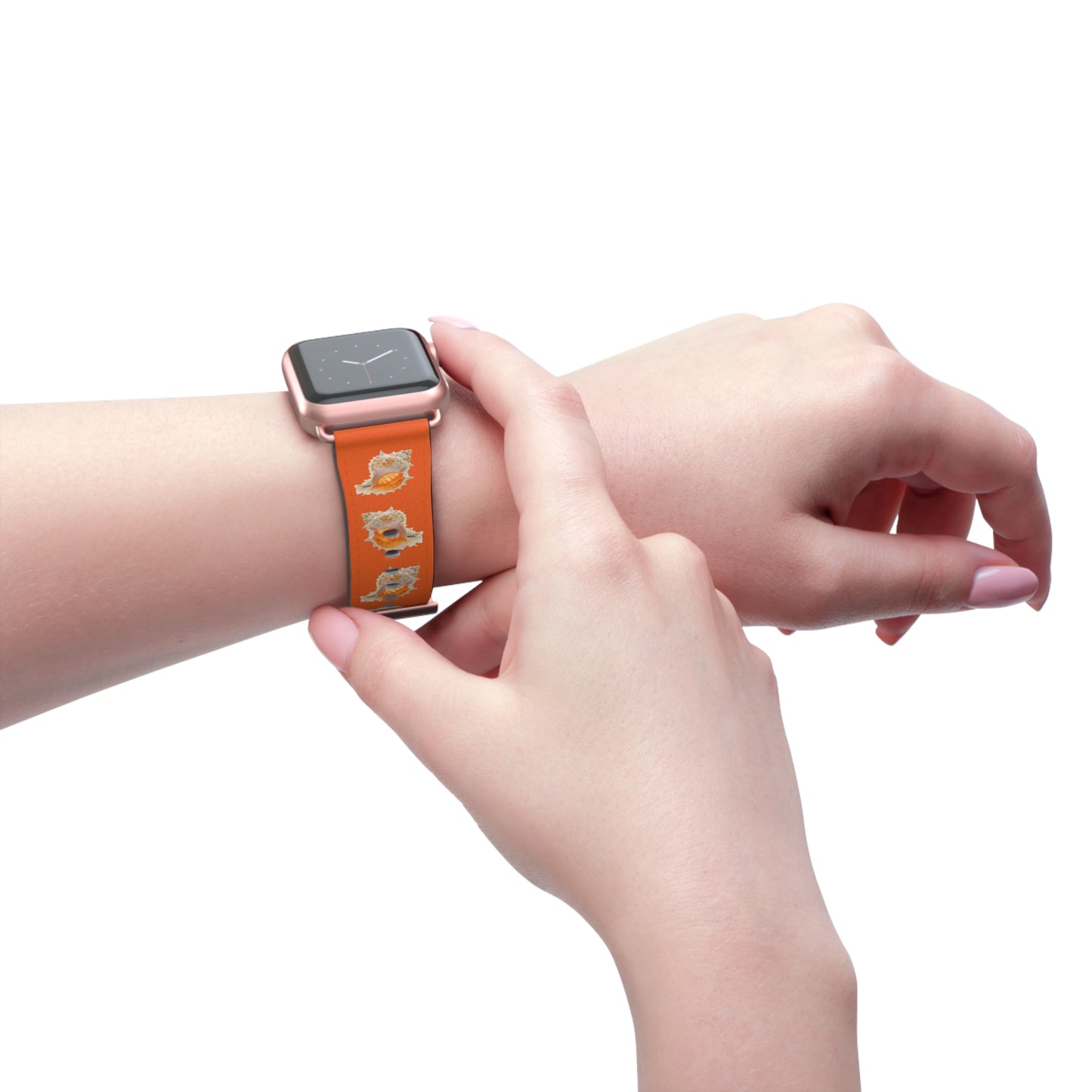 Apple Watch Band - Conch Seashell, orange