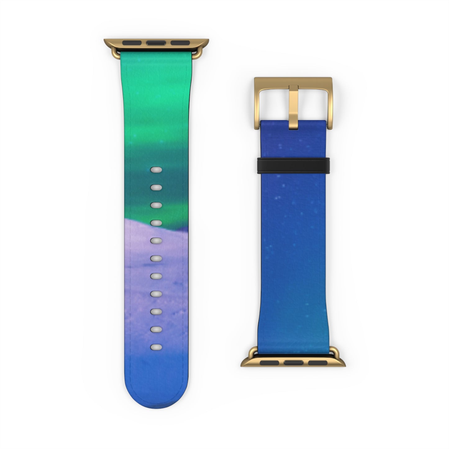 Apple Watch Band - Cold Ocean Lights, Peacock