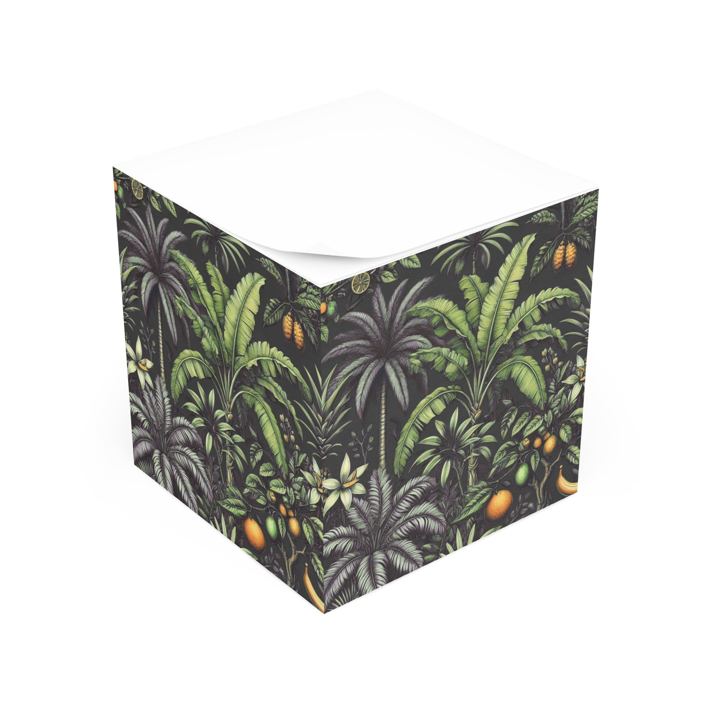 Note Cube - Tropical Fruit/Black