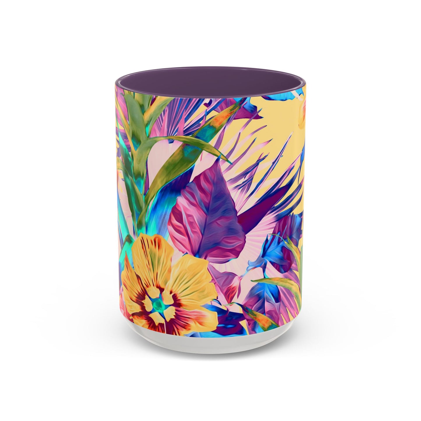 Accent Coffee Mug (11, 15oz), Plant Palooza, orange sherbet / Various Colors